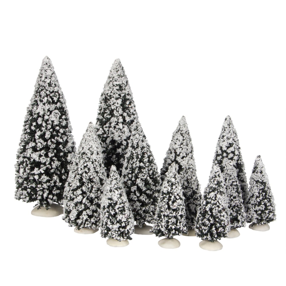 Miniatura de la aldea de navidad evergreen árbole alt. 30