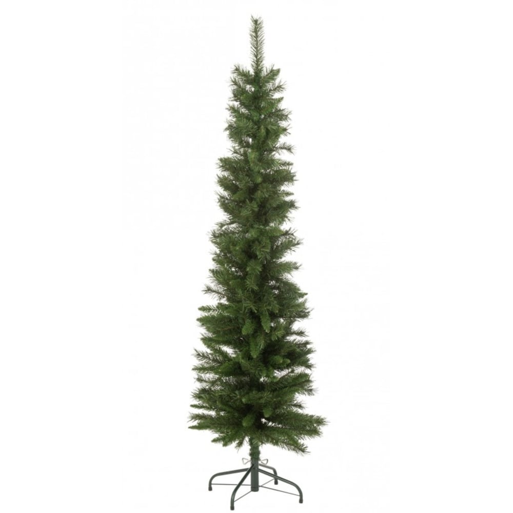 Árbol de navidad de plástico verde de 180 cm de altura
