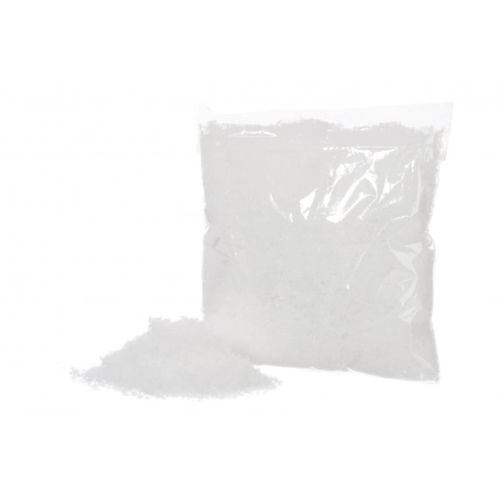 1 kg de nieve de navidad artificial de plástico blanco de 50x58x12 cm