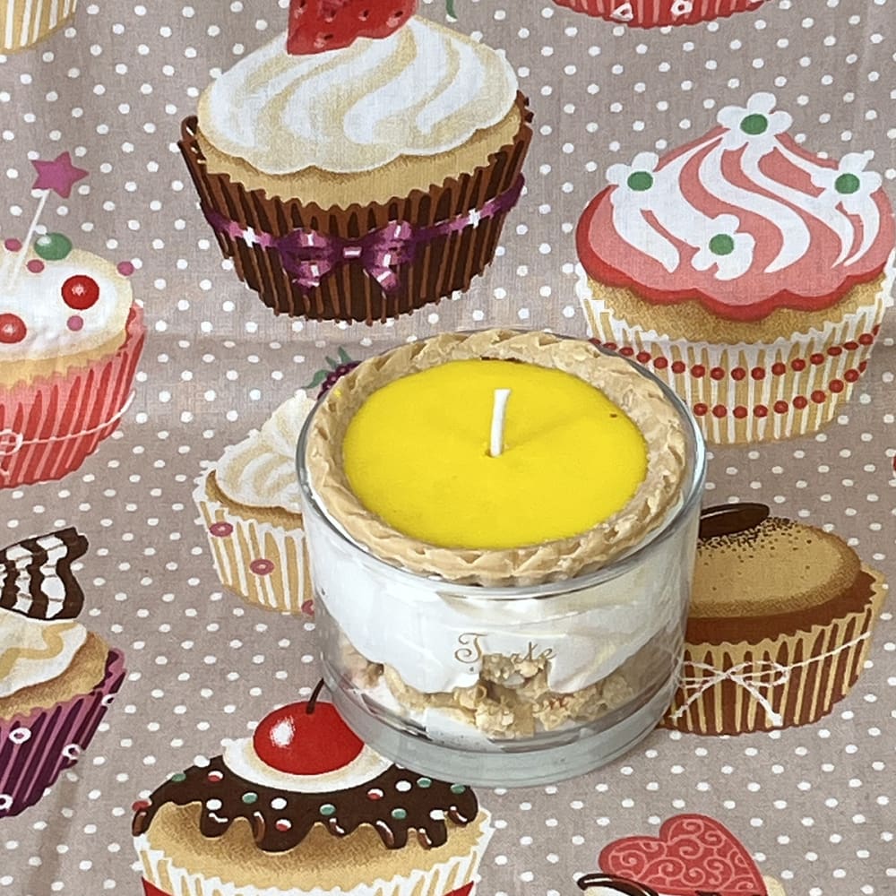 Bougie parfumée tartelette au citron - Maisons du Monde