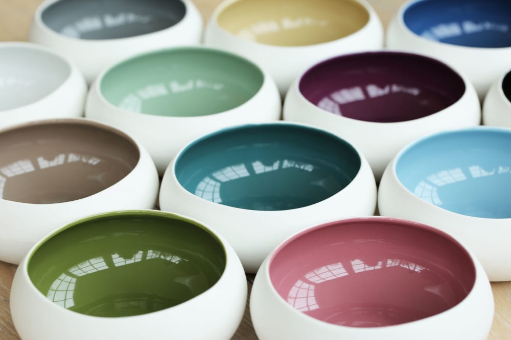 Lot de 12 Coupes en Porcelaine, multicolore, D16 X H6,5 cm - Maisons du Monde