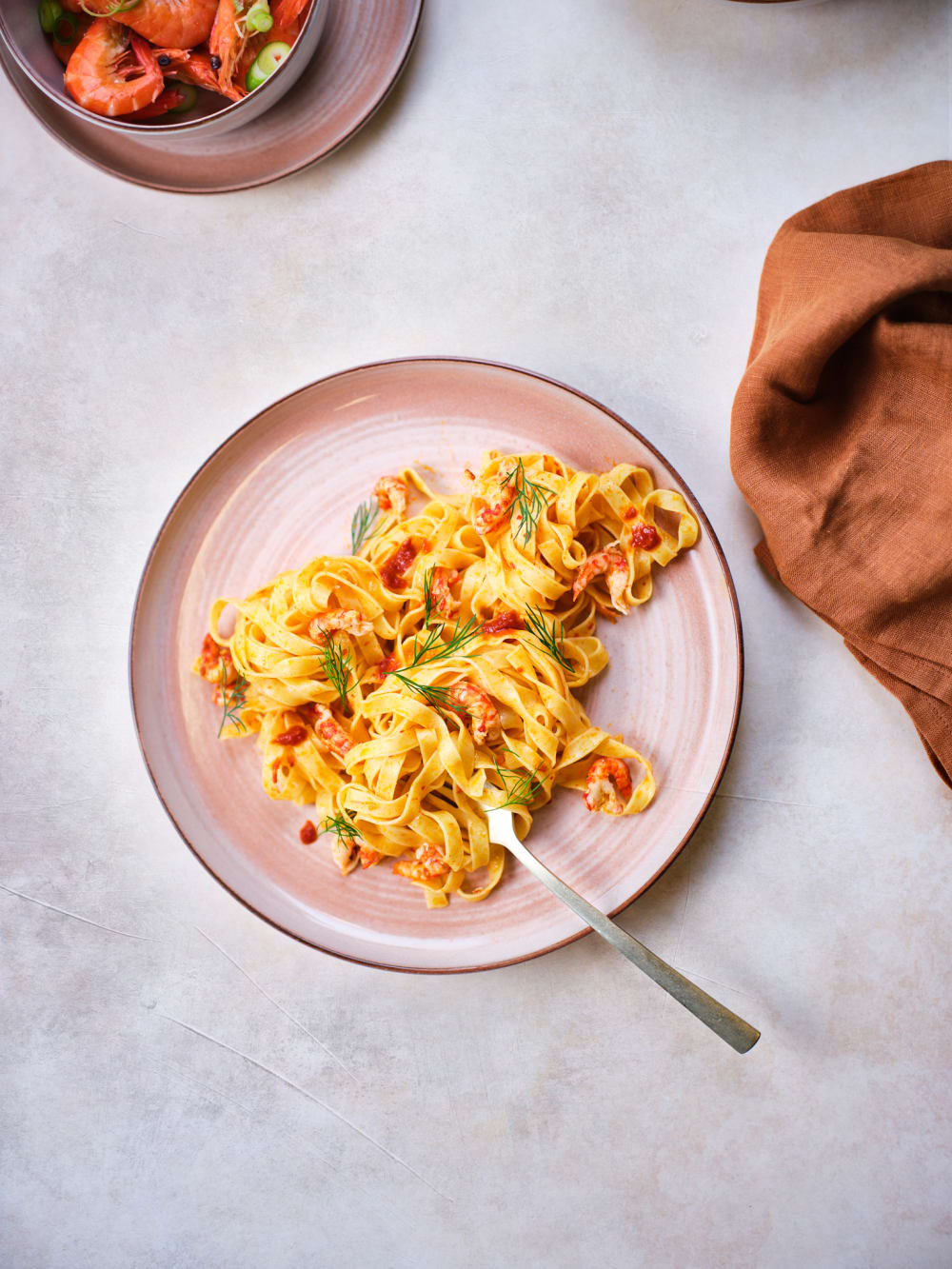 Lot de 6 Assiettes à dessert en Grès, rose, D20 cm - Maisons du Monde