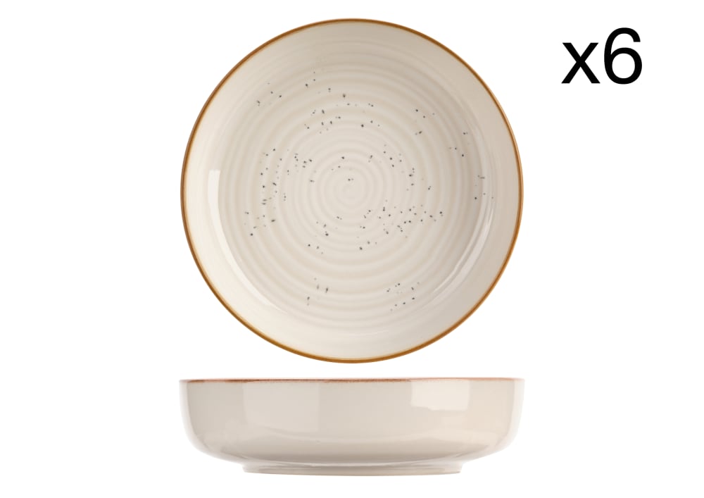 Lot de 6 Assiettes creuses