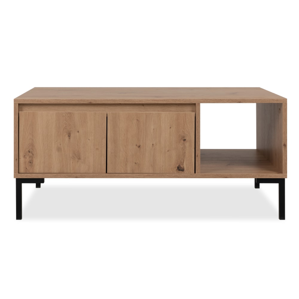 Table basse en bois avec rangements - Maisons du Monde