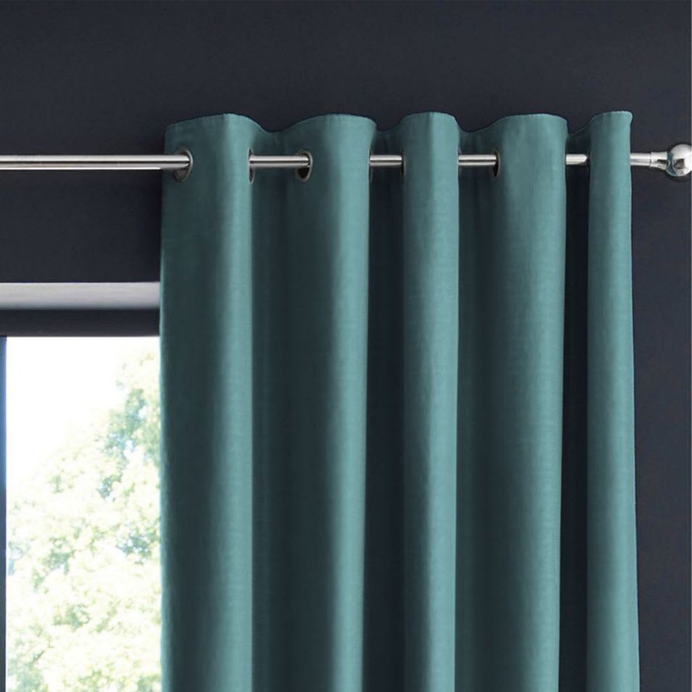 Rideau occultant polyester bleu 140x260 cm - Maisons du Monde