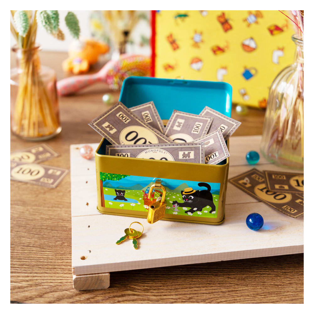 Tirelire  noir fer 11 x 7 x 7 cm - Maisons du Monde