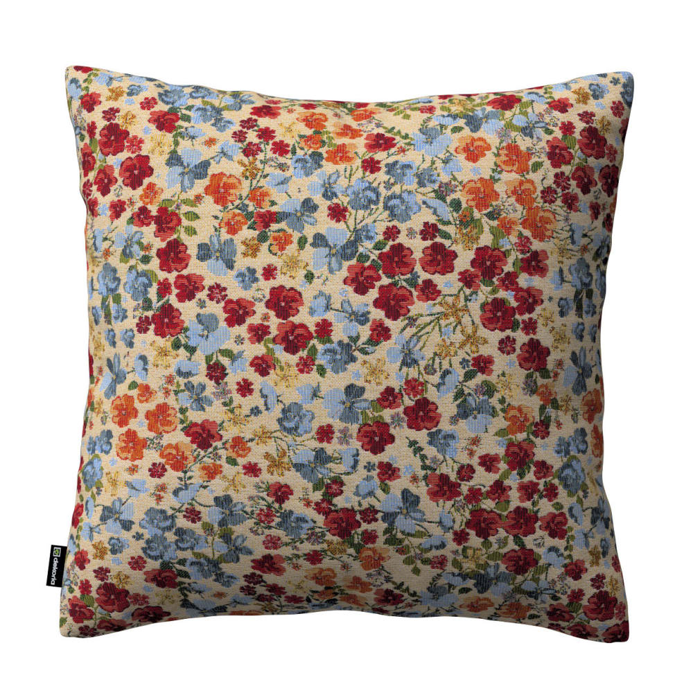 DEKORIA Kissenbezug aus Jacquard mit verdecktem Reißverschluss ist ein echter Hingucker in jedem Raum. Rot
