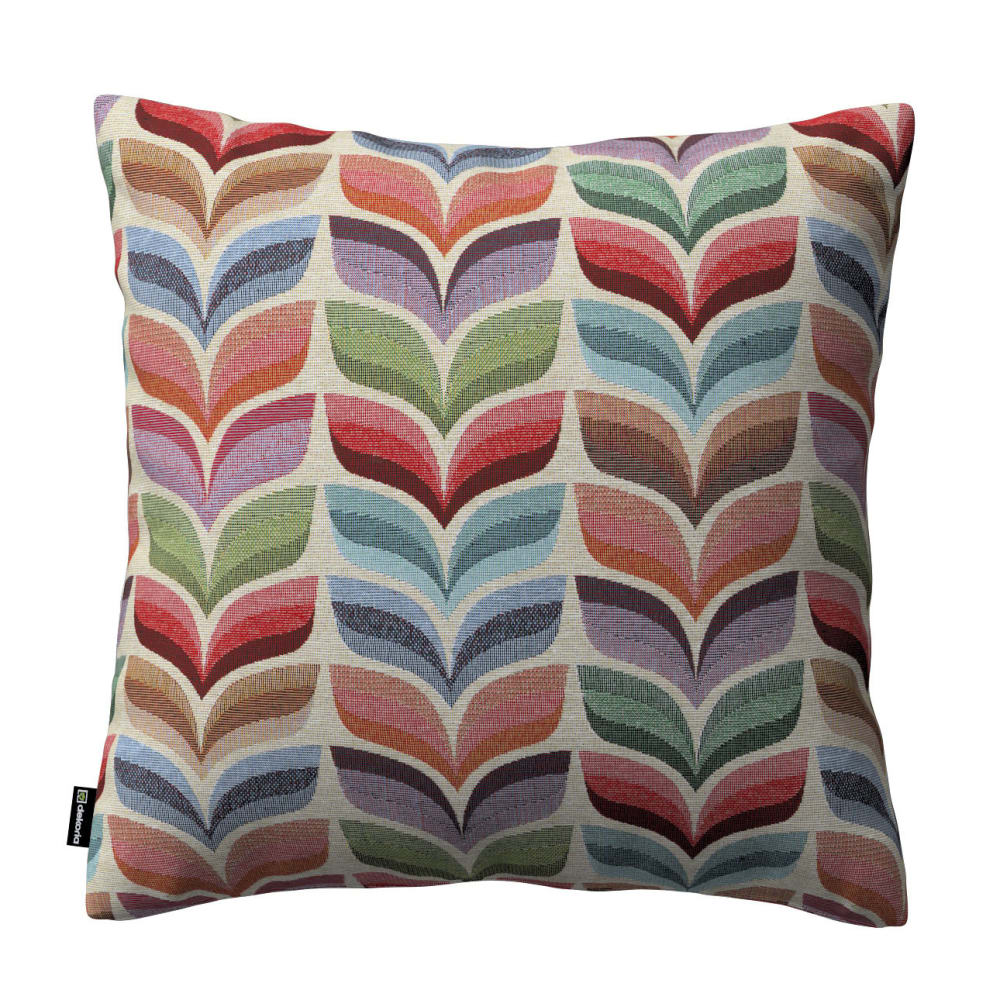 DEKORIA Kissenbezug aus Jacquard mit verdecktem Reißverschluss ist ein echter Hingucker in jedem Raum. Rosa