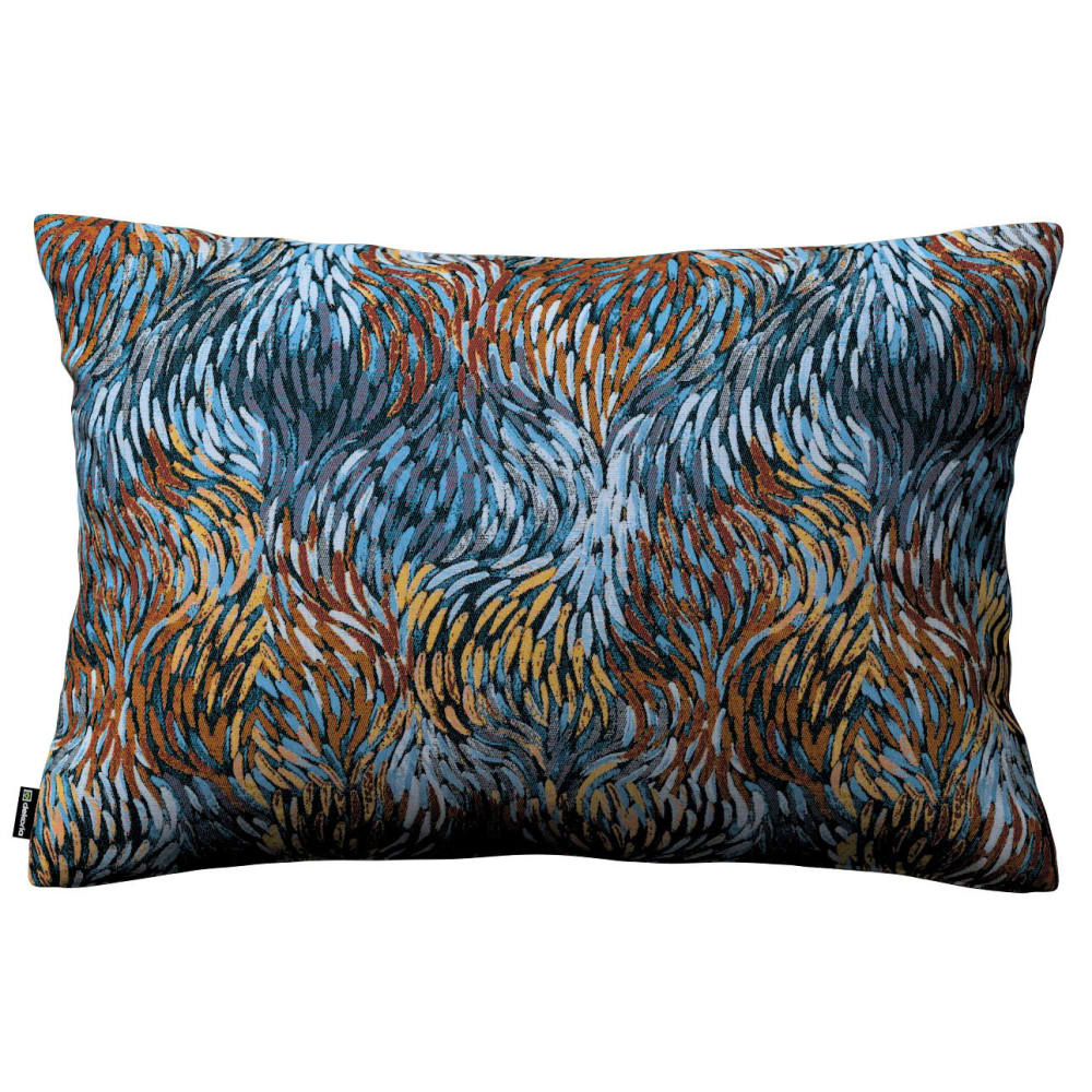DEKORIA Kissenbezug aus Jacquard mit verdecktem Reißverschluss ist ein echter Hingucker in jedem Raum. Blau