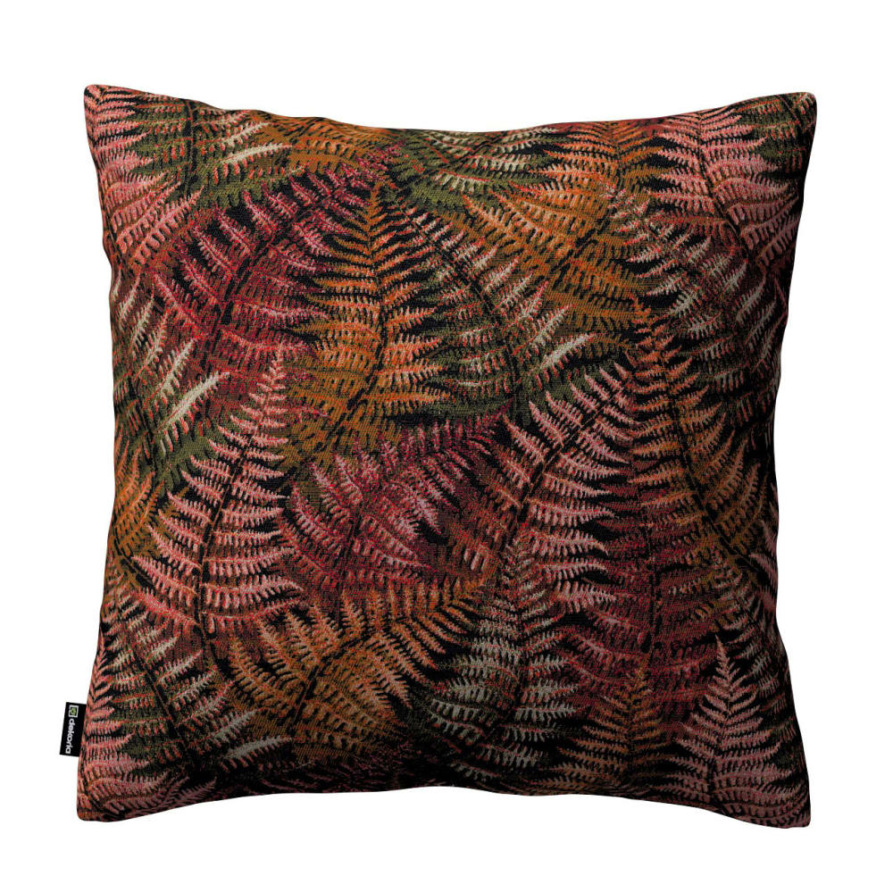 DEKORIA Kissenbezug aus Jacquard mit verdecktem Reißverschluss ist ein echter Hingucker in jedem Raum. Braun