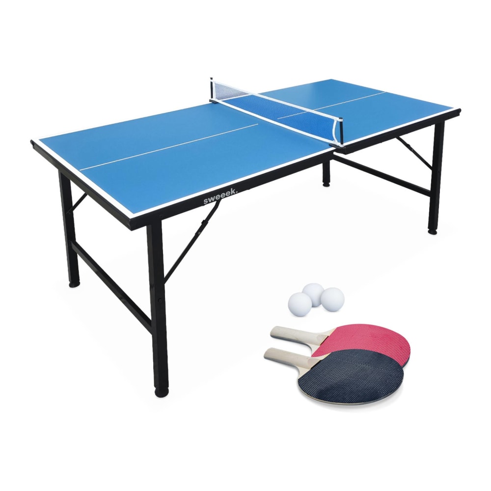 Mini table de ping pong - bleue