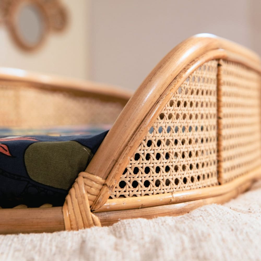 Panier à langer rotin cannage naturel 20 x 70 cm