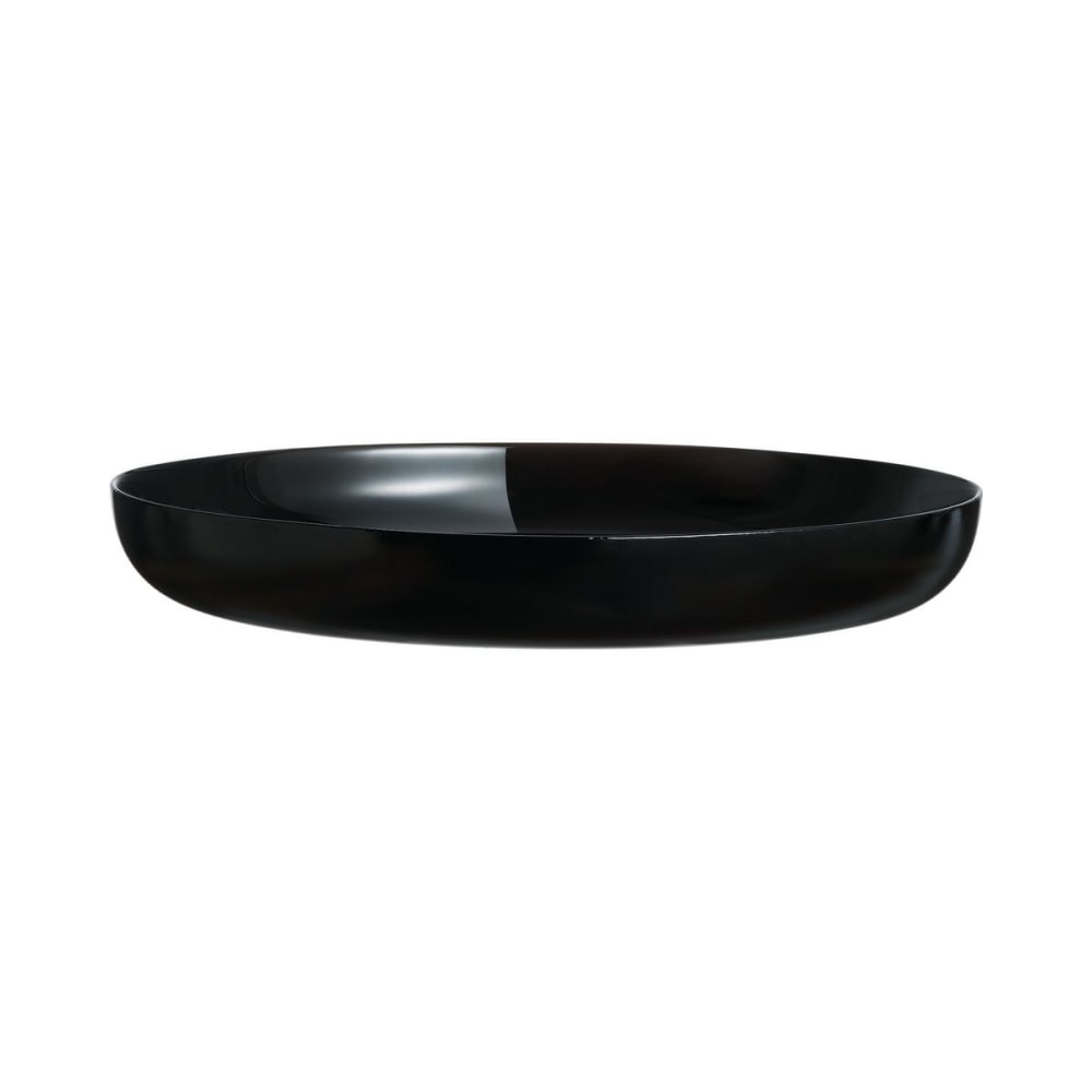 6 assiettes à mezzé creuses noires 29 cm 6 assiettes à mezzé creuses noires 29 cm