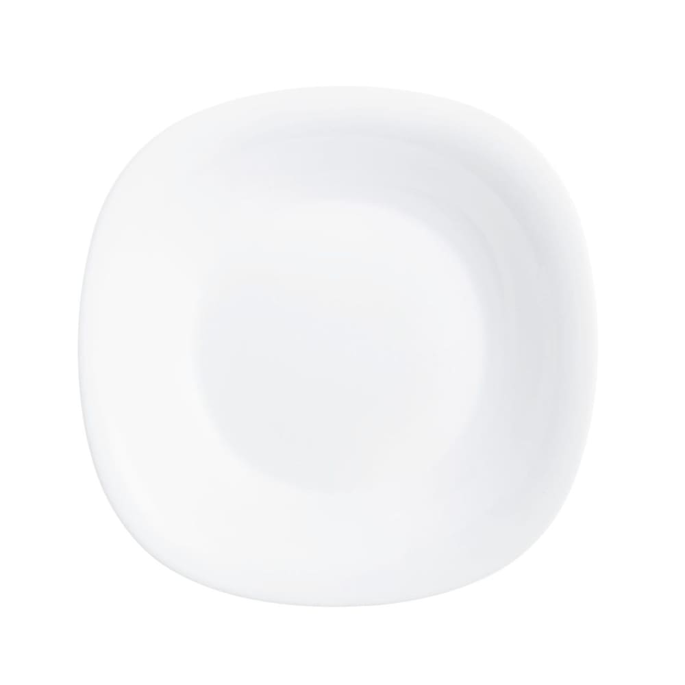 6 assiettes creuses blanches 22,8 x 21,2 cm
