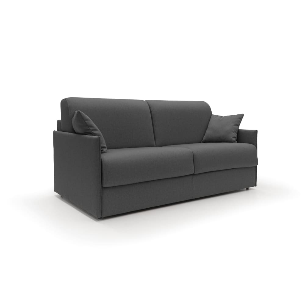 Canapé lit convertible en tissu imperméable 149 cm anthracite