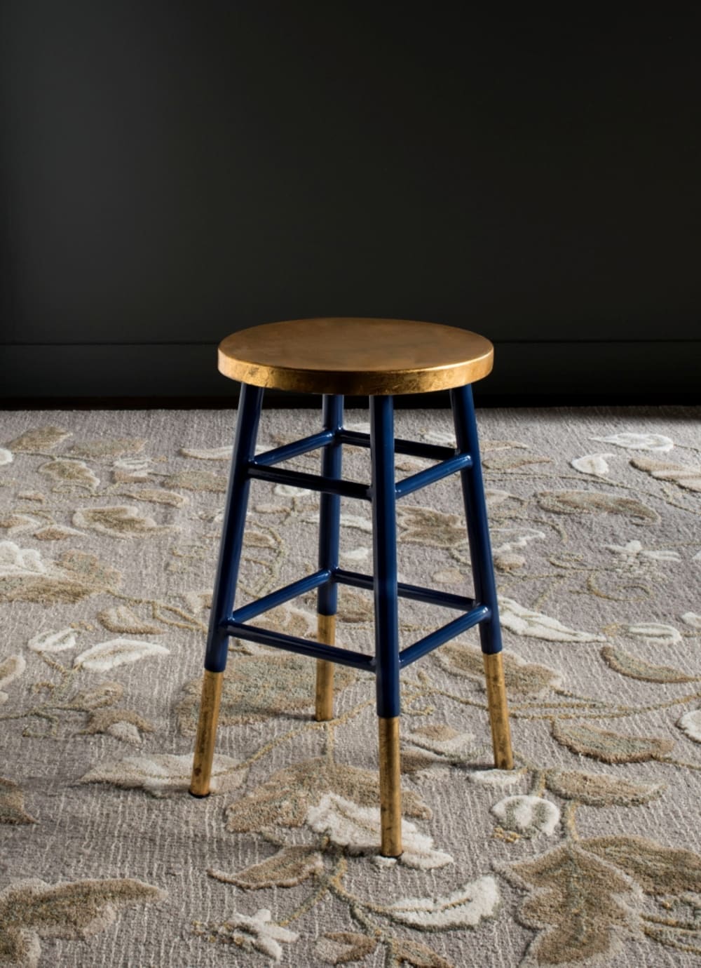 Safavieh Thekenhocker aus Eisen, Gold style classic chic Gold Stahl