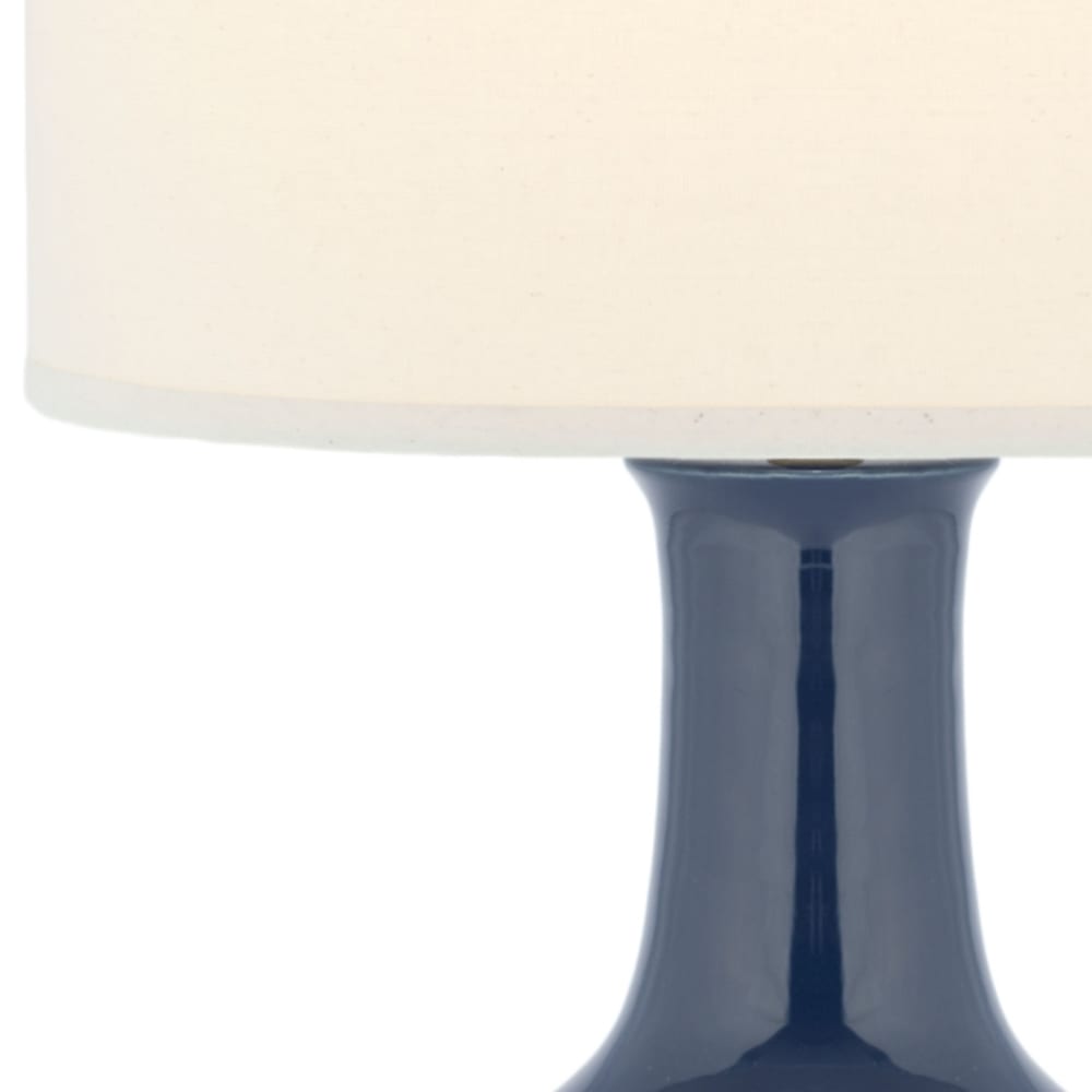 Lampe de table en ceramique bleu marine — vue 4