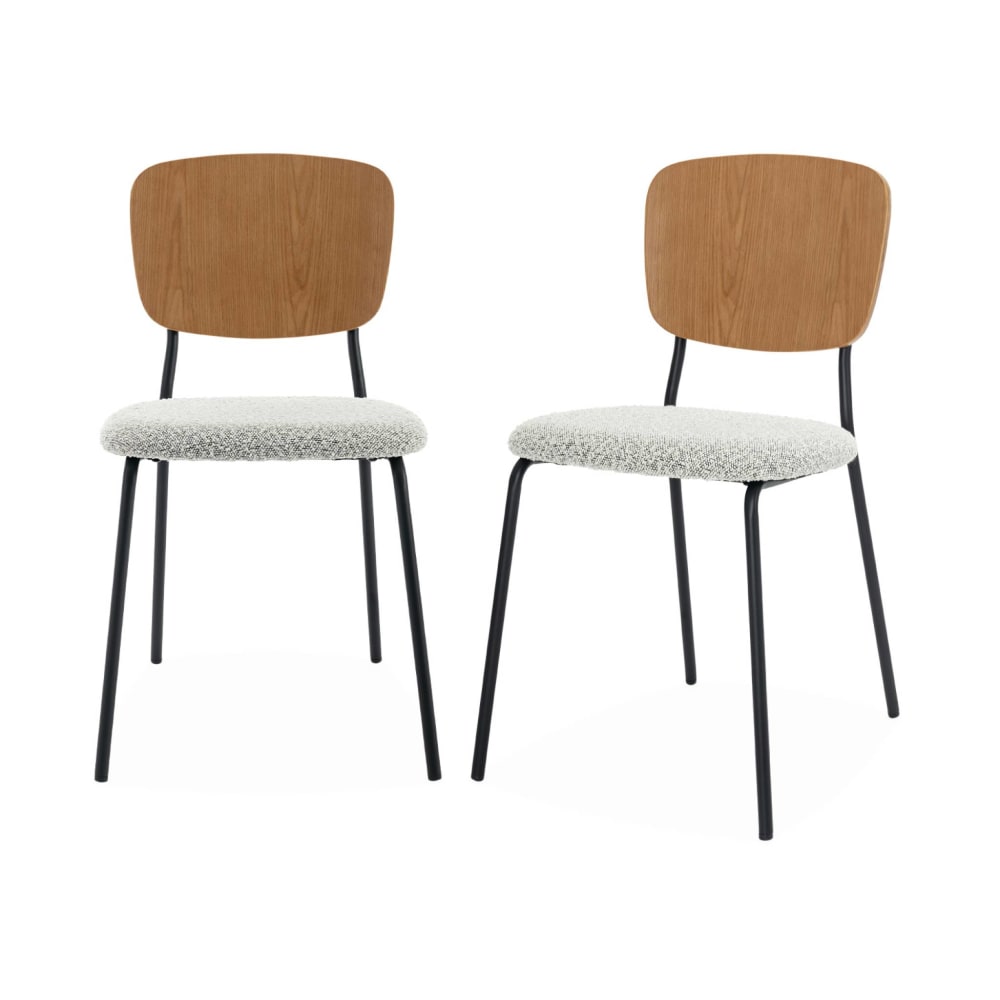 Lot de 2 chaises assise