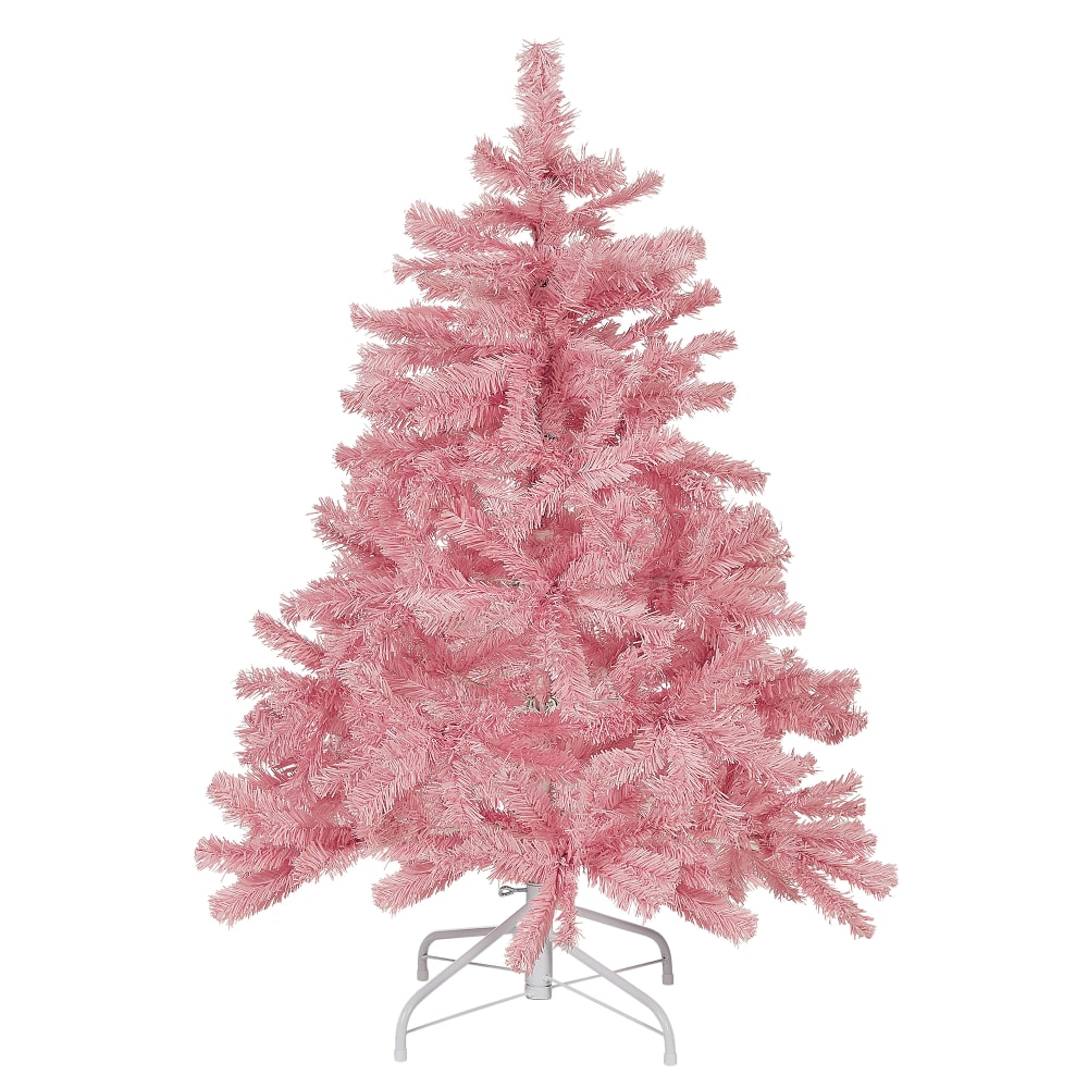 Sapin de noël artificiel 120 cm rose