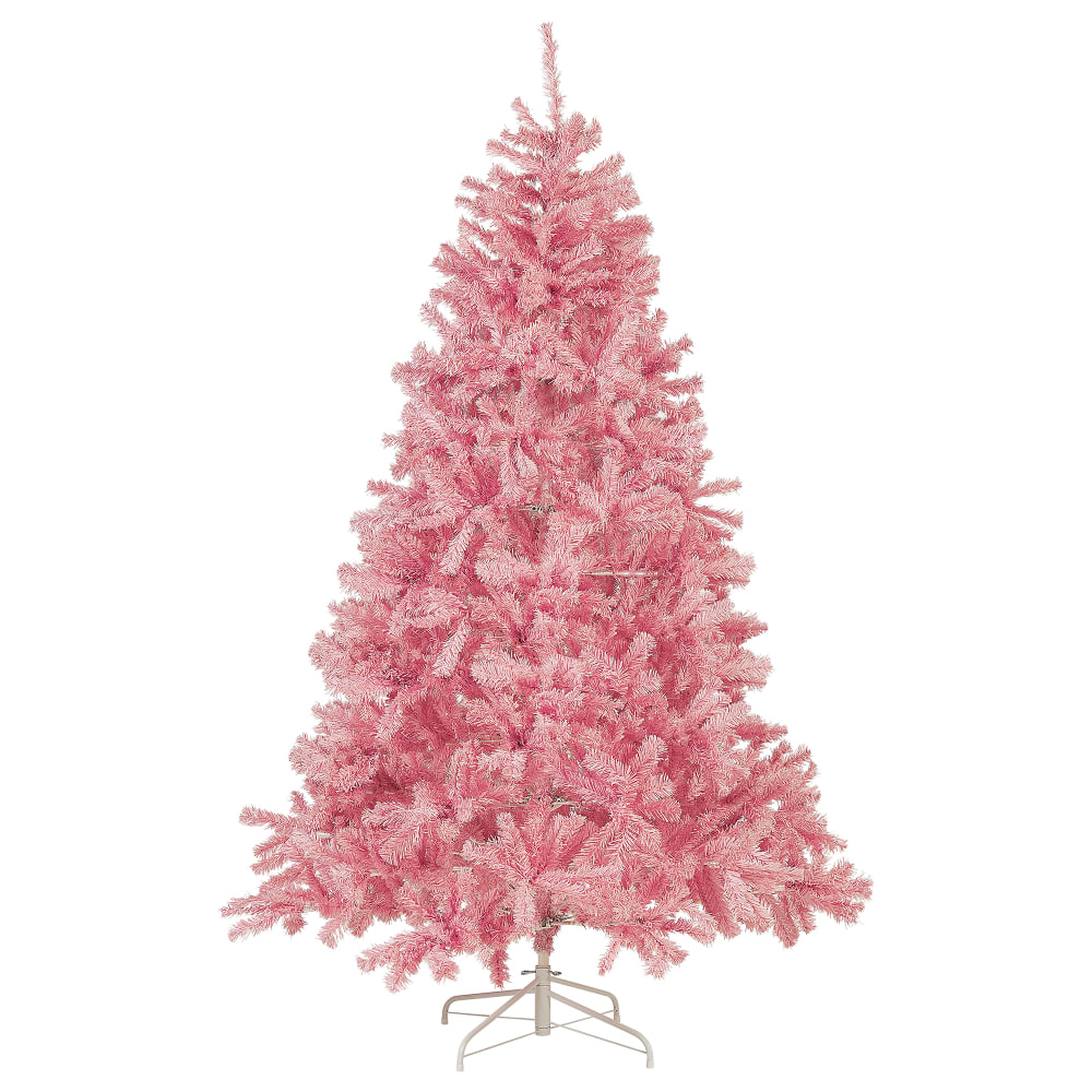 Beliani Künstlicher Weihnachtsbaum 210 cm rosa style modern - Pvc - Polyvinlychlorid
