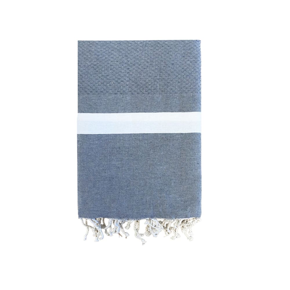 Fouta traditionnelle ''Melissa'' 200x200cm gris