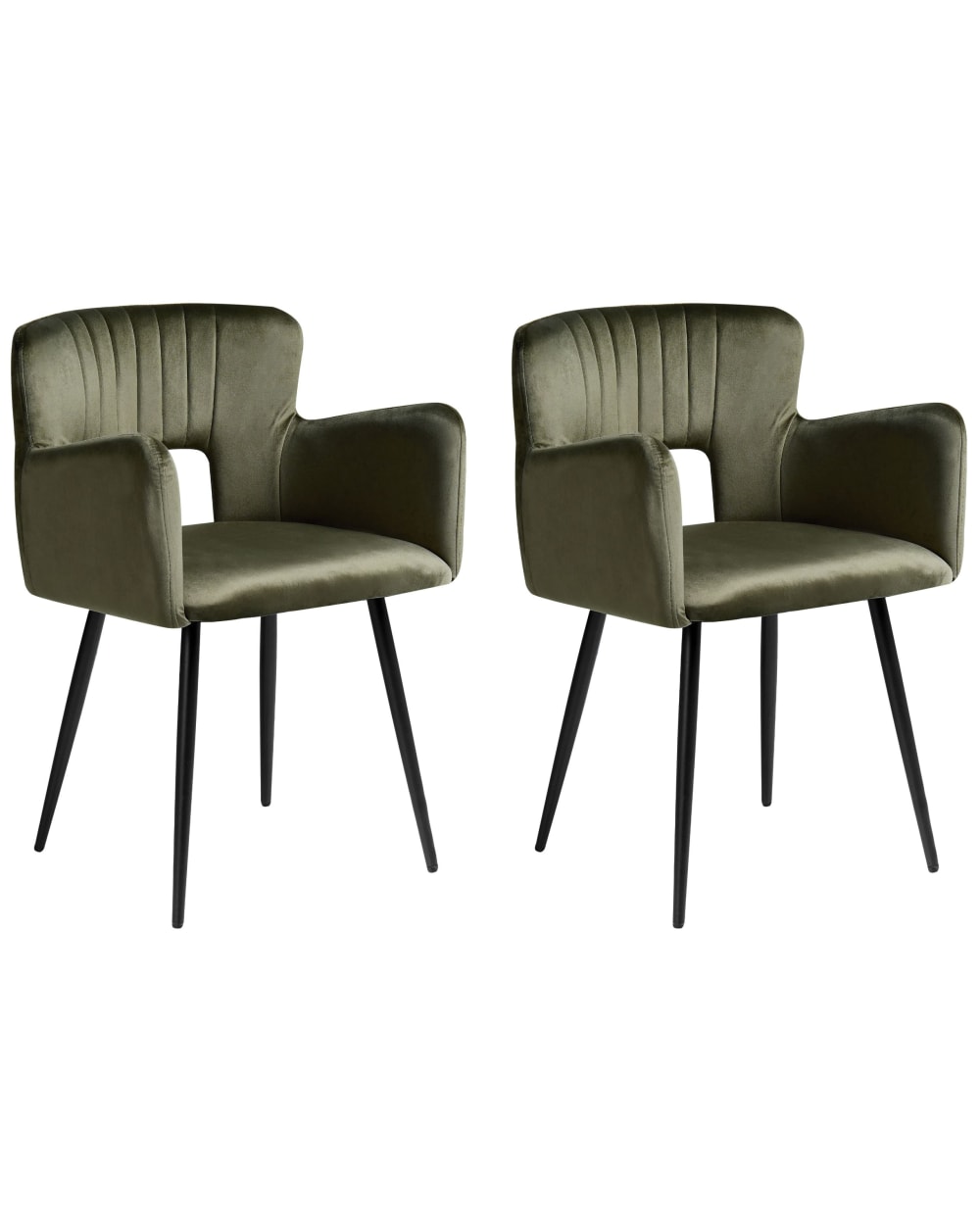 Lot 2 chaises salle