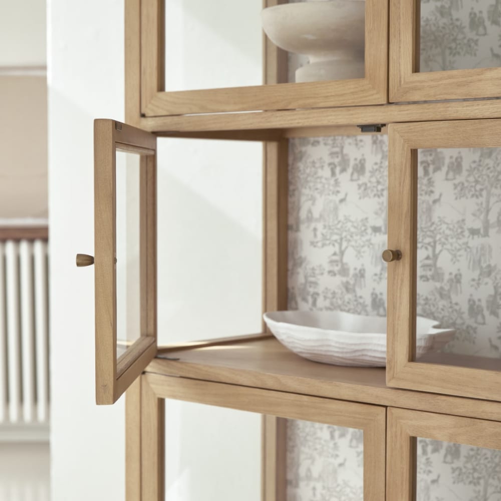 Breite Vitrine aus Eichenholz - Maisons Du Monde