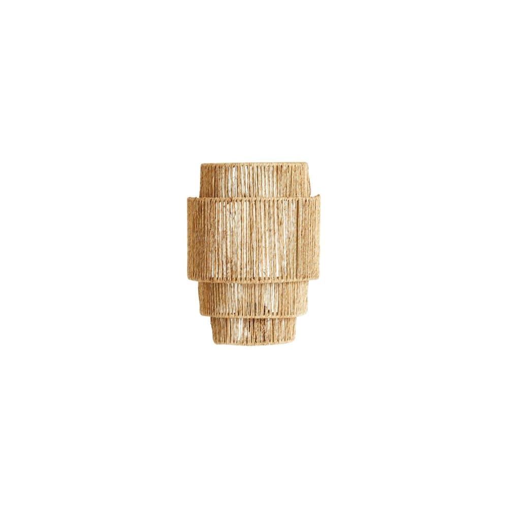 Nordal Wandleuchte AIDOS aus Jute, natur Braun Naturfasern