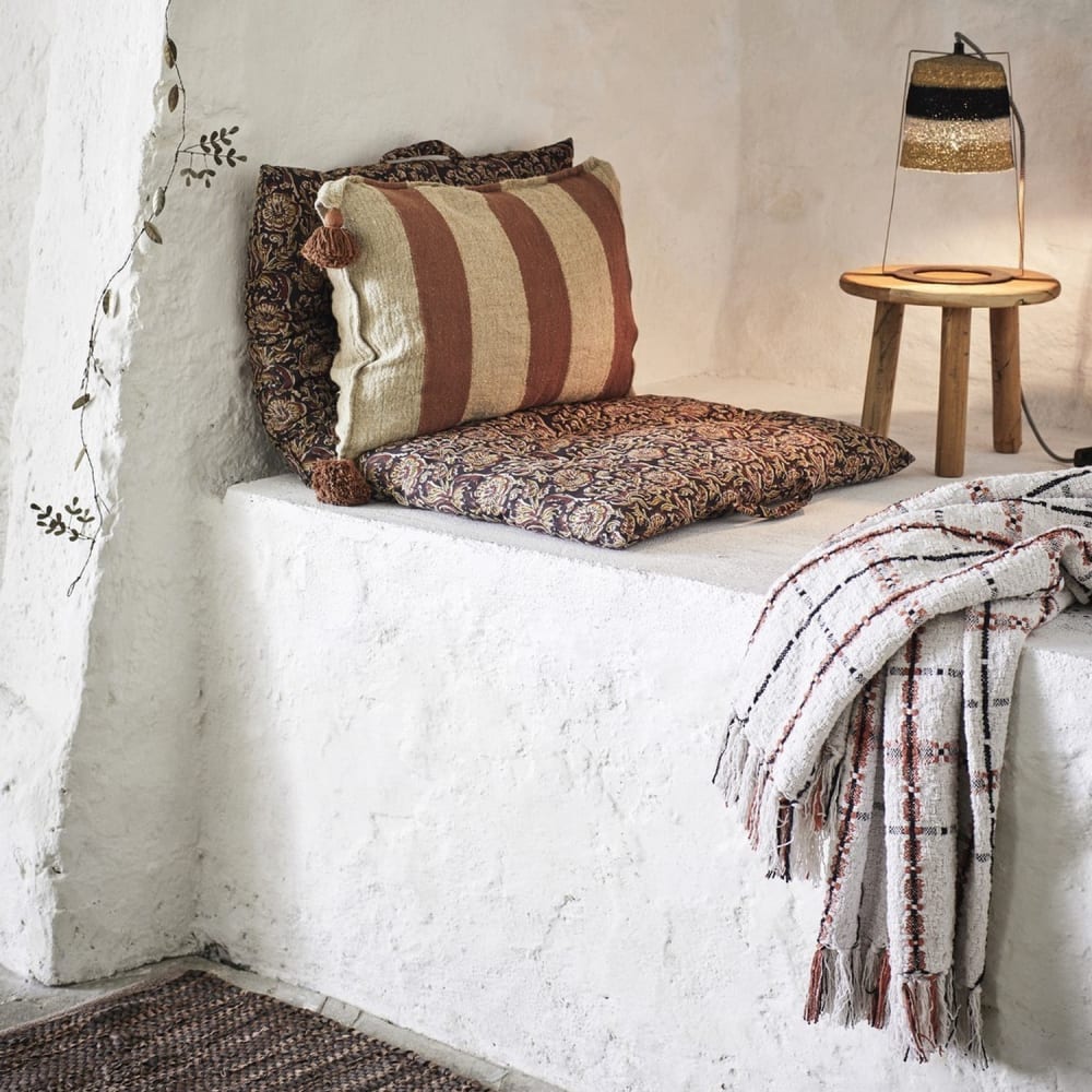 Plaid coton 125x175 - Maisons du Monde
