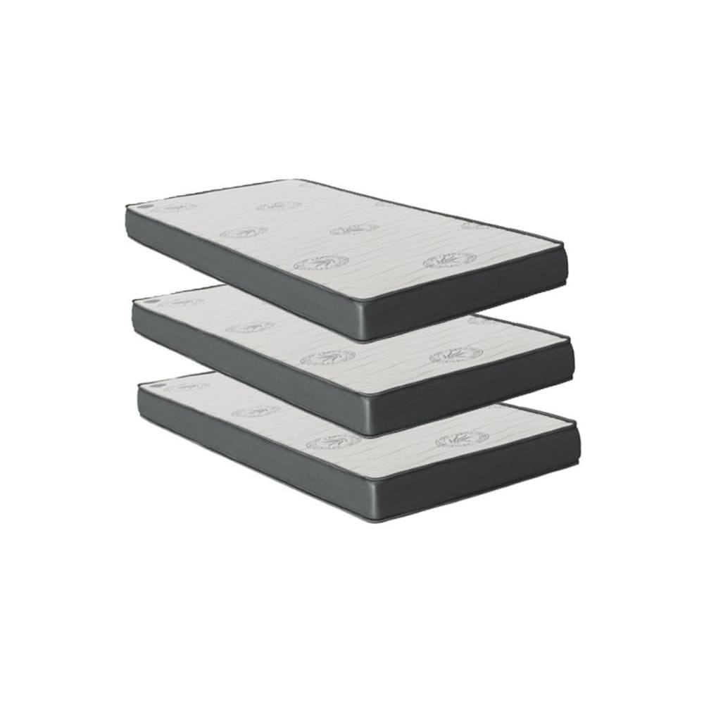 Matelas Pack de 3 viscoélastique 90x195x20/90x195x15/90x190x15