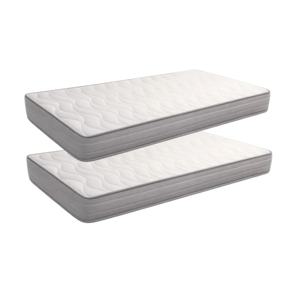 Matelas pack de 2 90x190x20/90x180x15