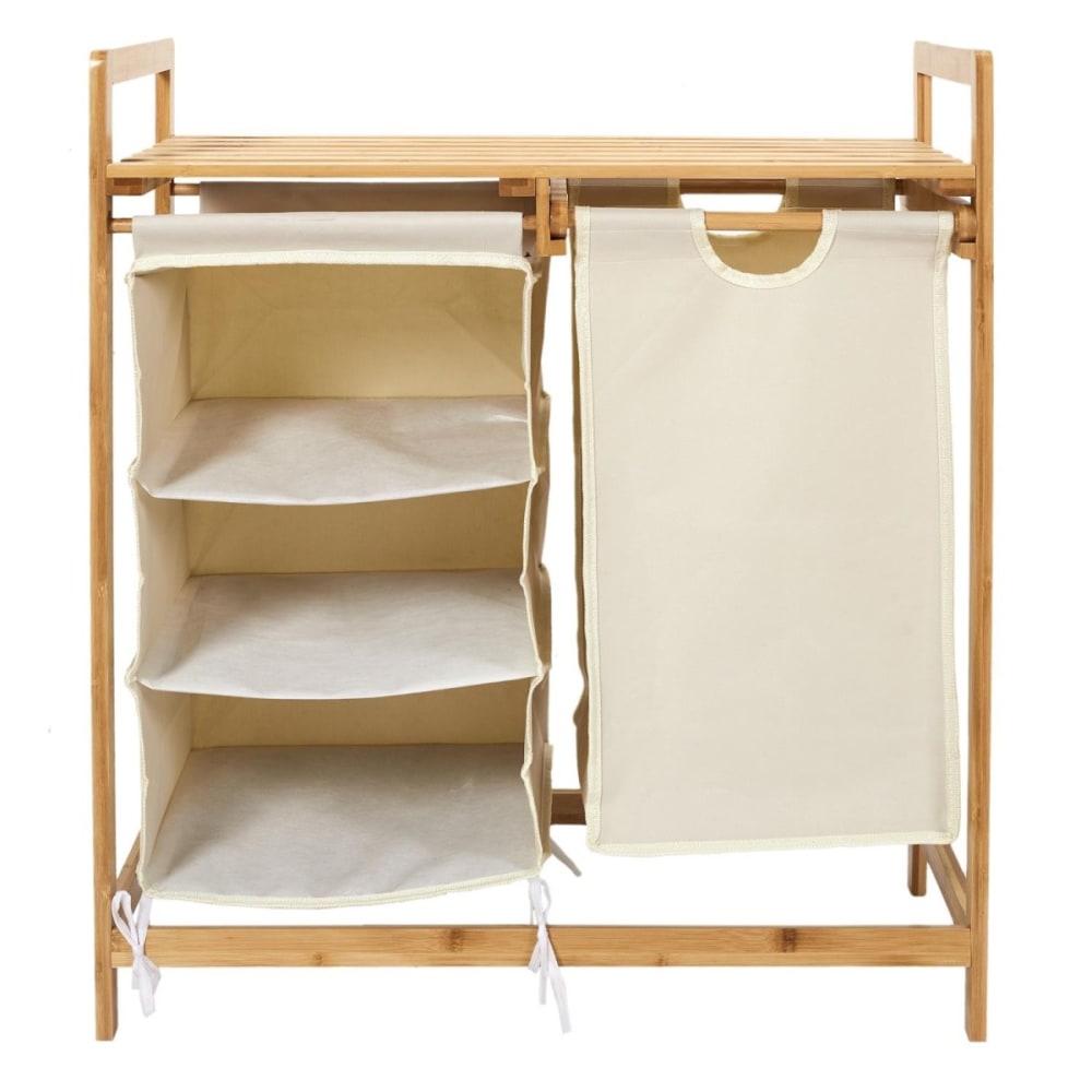 Rangement salle de bain - bambou