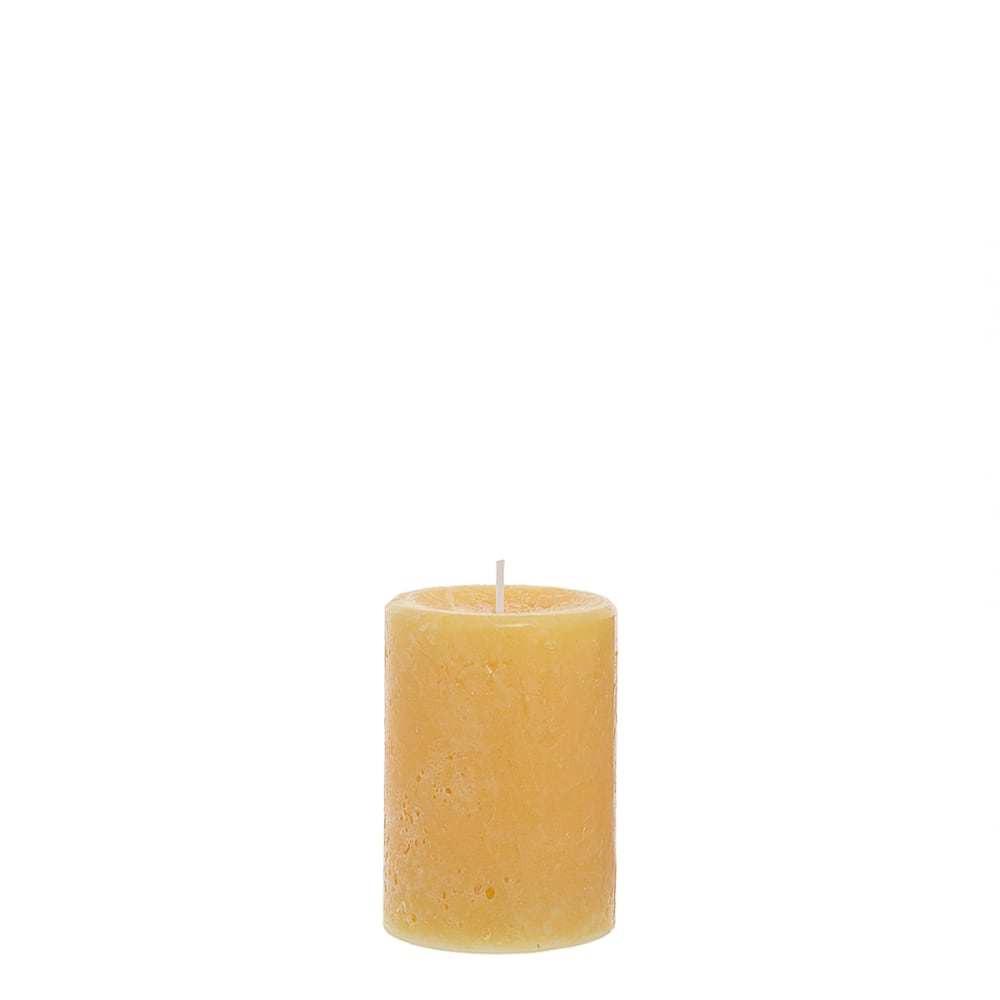 Sia Deco Zylindrische Kerze H10, Gelbe style modern Gelb Wachs