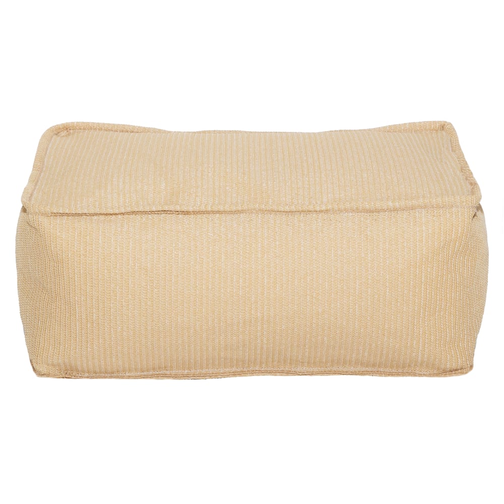 MX HOME Outdoor-Bodenkissen in Bast-Optik Größe M style seaside Beige Acryl