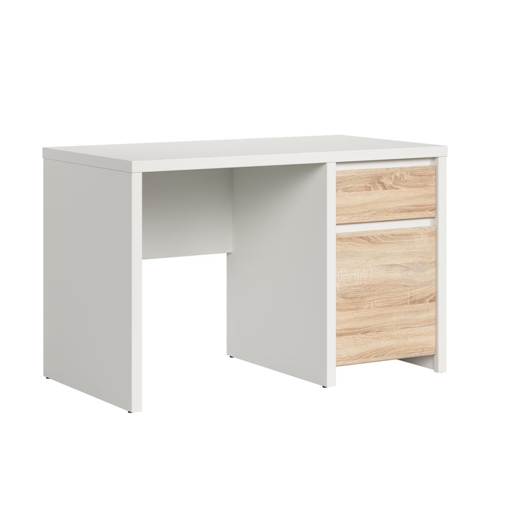 Bureau 1 porte 1 tiroir panneaux agglomérés marron Bureau 1 porte 1 tiroir panneaux agglomérés marron
