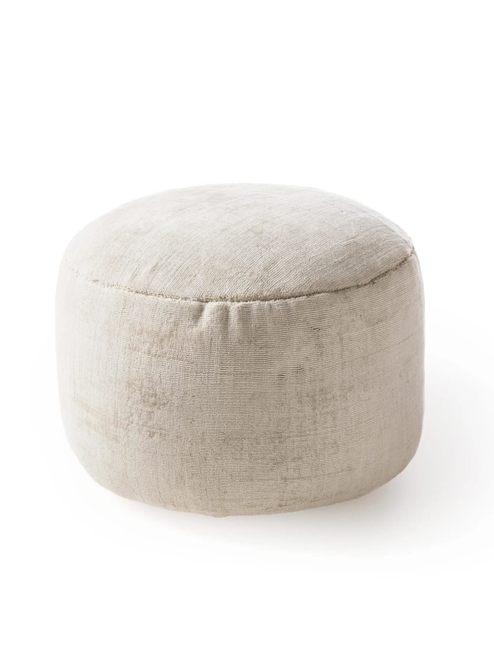 Pouf crème 55x55x30 — Beyit