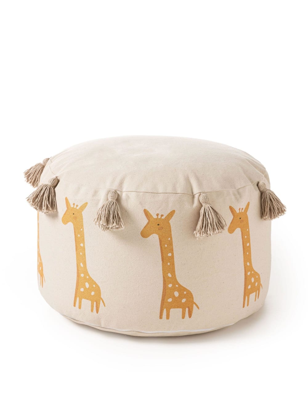 Pouf jaune 45x45x25