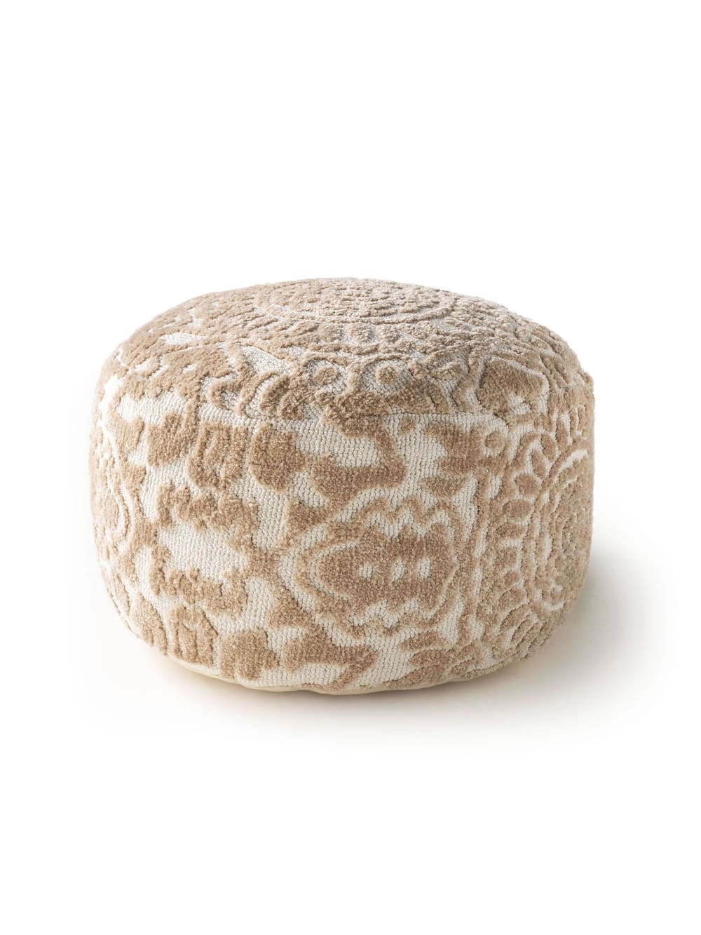 Pouf beige 55x55x30 Pouf beige 55x55x30