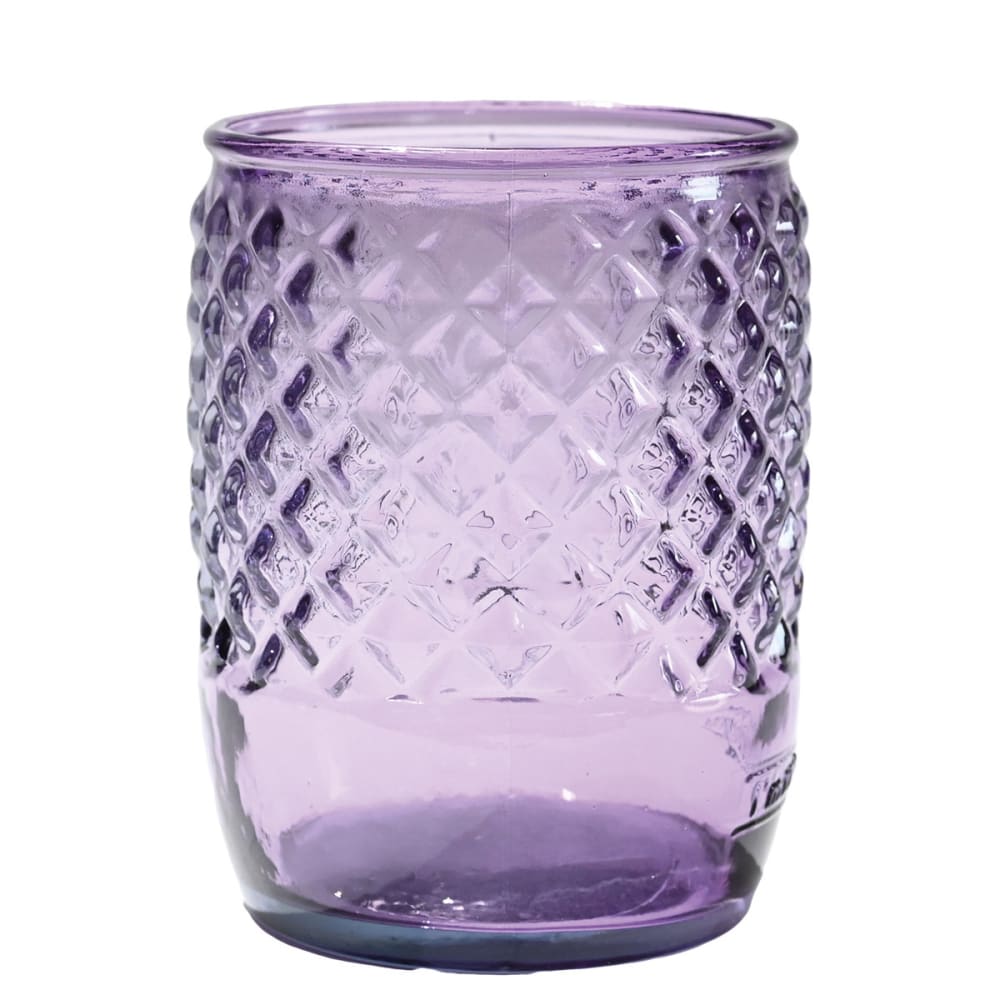 Ggobelet en verre recyclé parme 12 cm Ggobelet en verre recyclé parme 12 cm