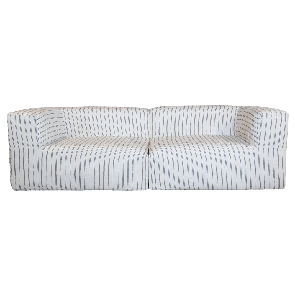 Canapé modulable déhoussable 3 places lin