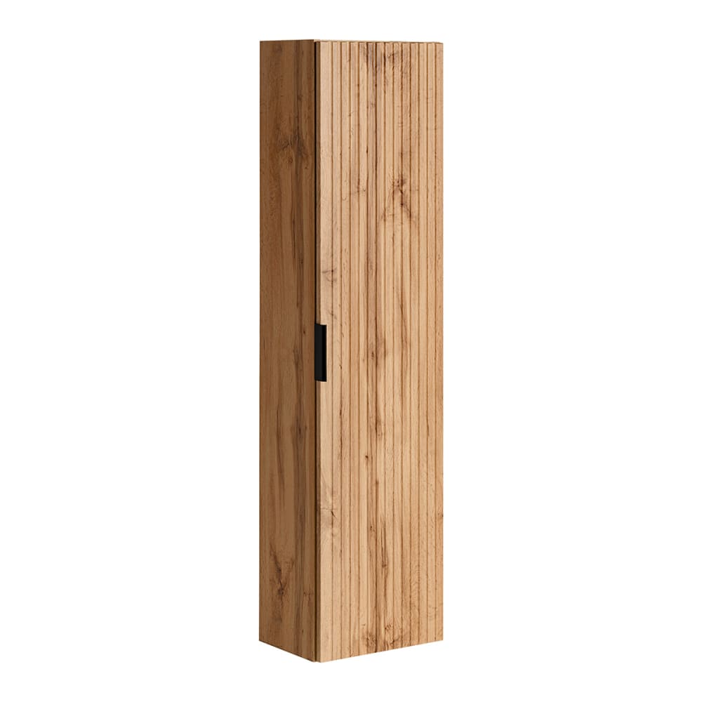 Petits meubles 1-türige Wandsäule Melamin Holz Braun Spanplatte