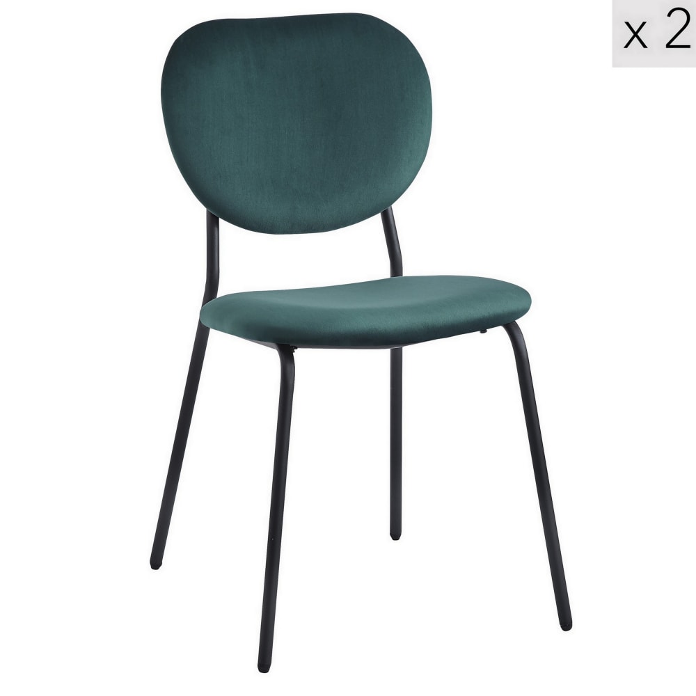 Lot 2 chaises salle - scandinaves