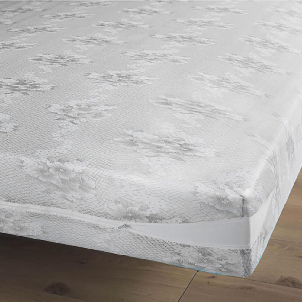Housse rénove matelas grise 160x200 cm