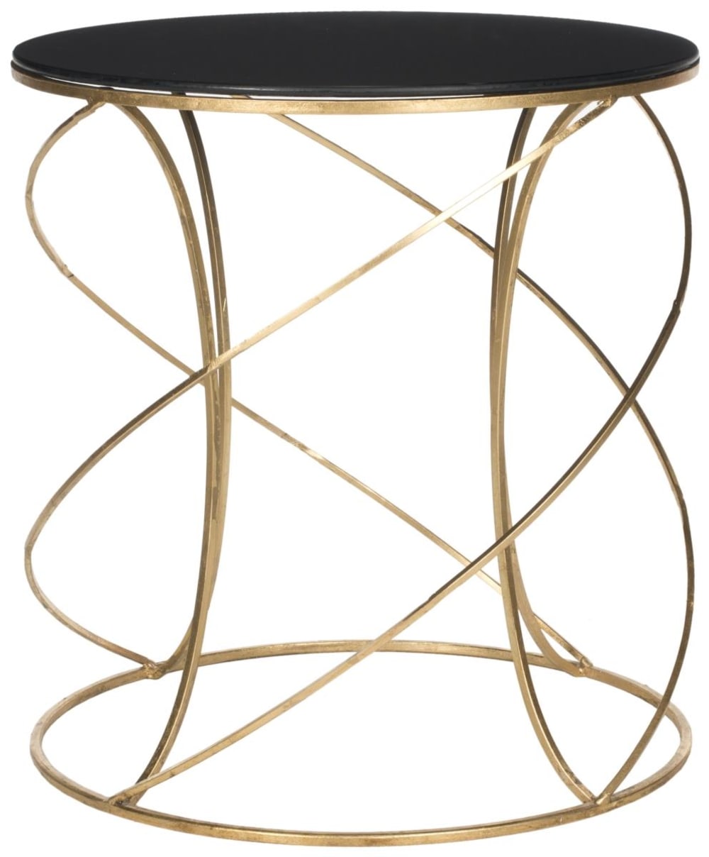 Table d'appoint en le fer, or Table d'appoint en le fer, or