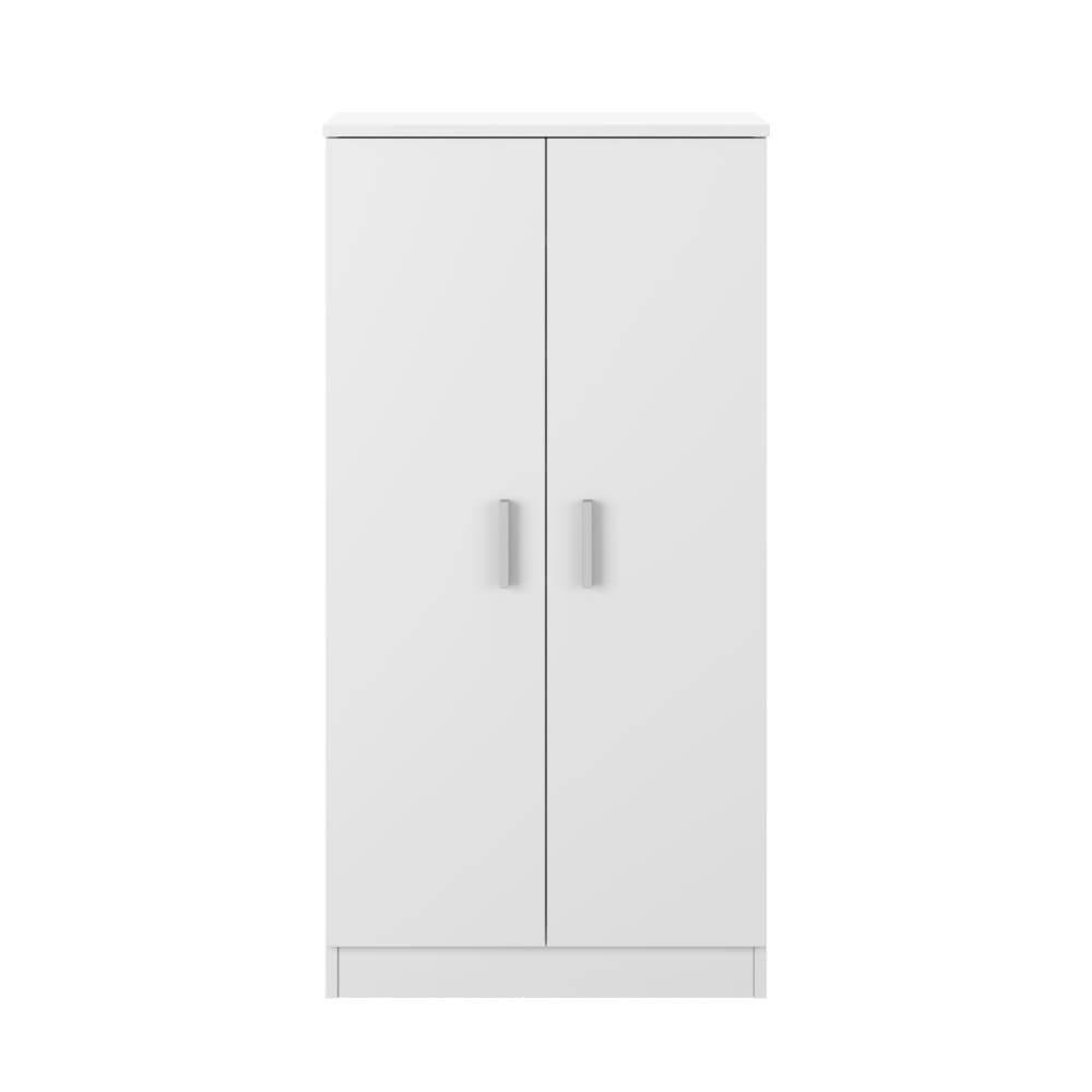 Armoire à  chaussures 2 portes (30 Paires) L55 cm x H108cm - Blanc