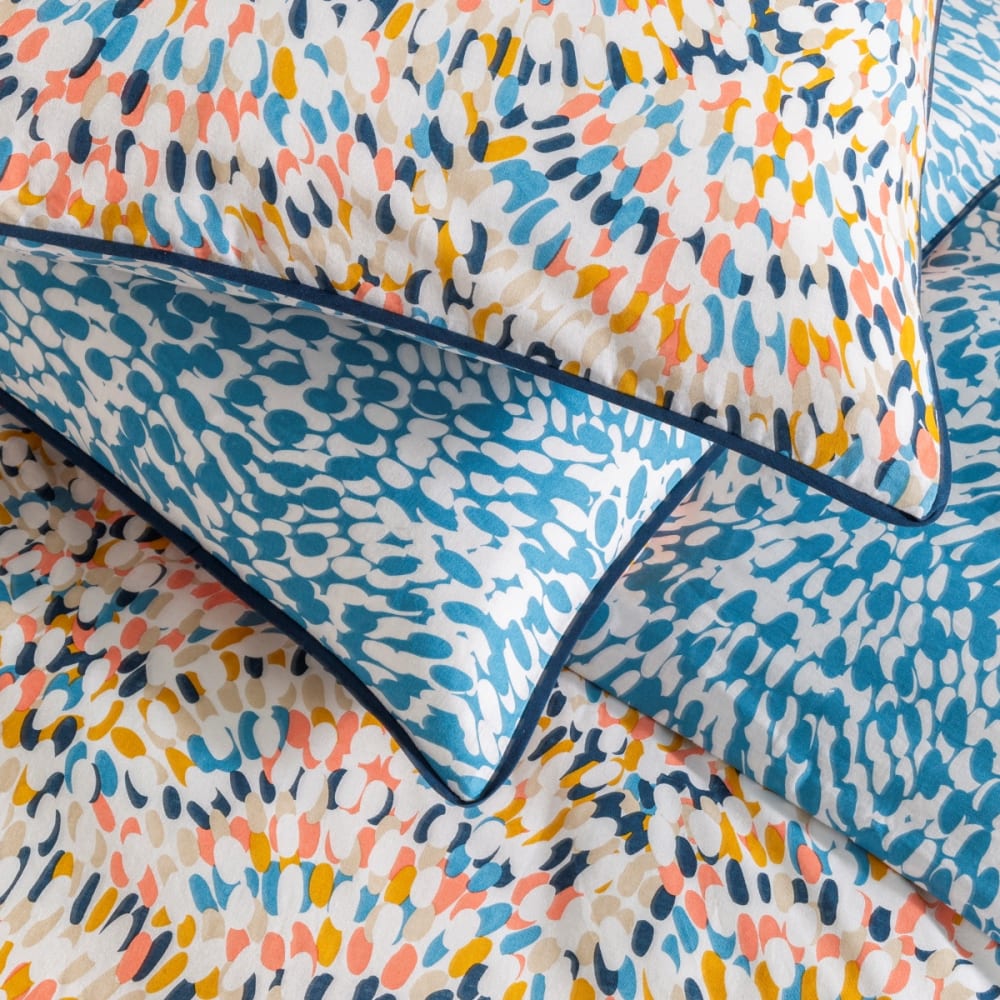 Parure de lit 2 personnes colorée réversible 260x240cm - Maisons du Monde
