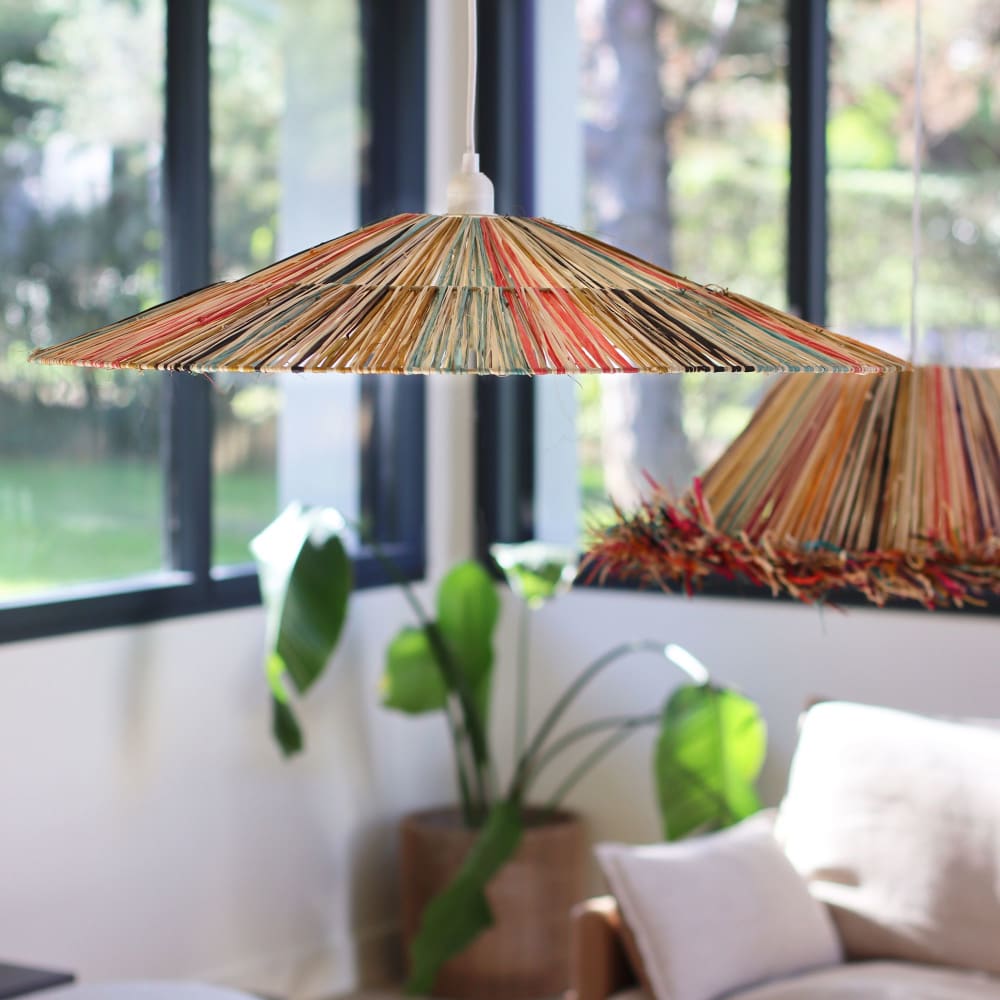 Suspension en raphia d70cm — vue 4