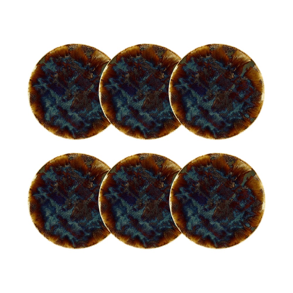 Lot de 6 assiettes plates