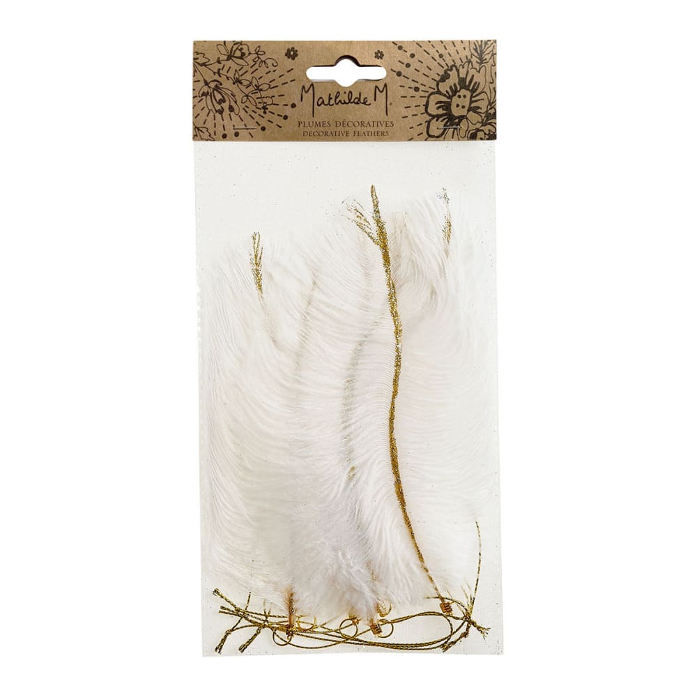 Sachet de 6 plumes décoratives à suspendre - Maisons du Monde