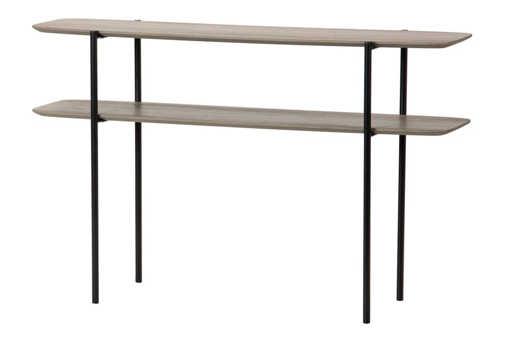 Consola negro de madera 120x33x75cm